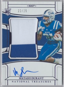 2022 National Treasures Collegiate 22/25 Mataeo Durant #55 - Bild 1 von 2
