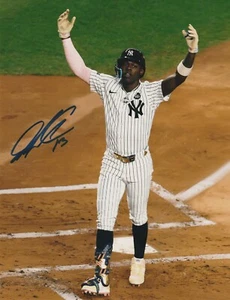 JAZZ CHISHOLM NEW YORK YANKEES ACTION SIGNED 8x10 - Picture 1 of 1
