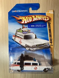 Hot wheels Ghostbusters ECTO-1 new on long card rare First Edition from 2009 - Picture 1 of 8