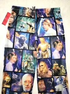 Pantalón de salón Star Wars para hombre micro polar pijama talla M, nuevo con etiquetas, sin usar - Imagen 1 de 8