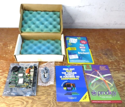 Vintage computer PC Practical Peripherals 2400 Modem w/ Phone Line - Image 1 of 4