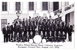 1972 RPPC Peoria Parks Senior Band Austria European Concert tour - Picture 1 of 2