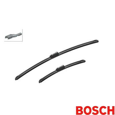 WIPER BLADES BOSCH A300S FIAT 500 FORD KA FOR NISSAN PULSAR RENAULT ZOE A2565 - Image 1 of 4
