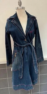 SCONTO 40% donna Kimora autentico bambino Phat jeans vestito tunica giacca prezzo al dettaglio consigliato $168 - Foto 1 di 9