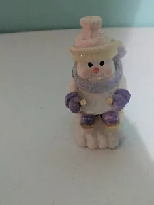 snowman figurine 7 1/2" - Picture 1 of 9