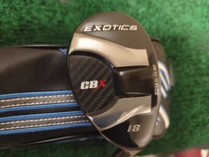 Tour Edge Exotics CBX 3 Hybrid 19 Degree Recoil F3 Regular Flex w Headcover - Picture 1 of 5