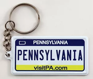 Pennsylvania Nummernschild Aluminium Ultra-Slim Souvenir Schlüsselanhänger 2,5"x1,25x0,06" - Bild 1 von 1