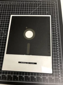 Custom Office Art! Programmer Humor! Vintage Computer Floppy Disk! - Picture 1 of 4