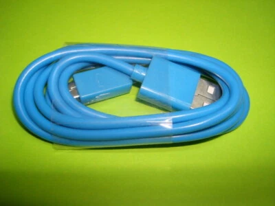 LIGHT BLUE USB Charger DATA Cable Accessory for Barnes & Noble Nook Color Tablet - Image 1 of 4