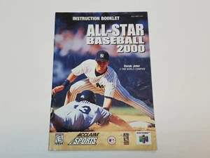 All-Star Baseball 2000 N64 Nintendo 64 Authentic Manual Only * - Picture 1 of 20