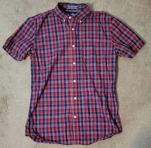 Men's Old Navy Button Front Shirt Size Medium Slim Fit Worn Twice Short Sleeve - Picture 1 of 4