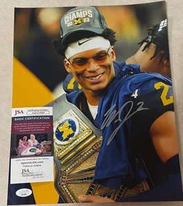 Michigan Wolverines WILL JOHNSON "Title Belt" Signed 11x14 Photo JSA - Picture 1 of 1