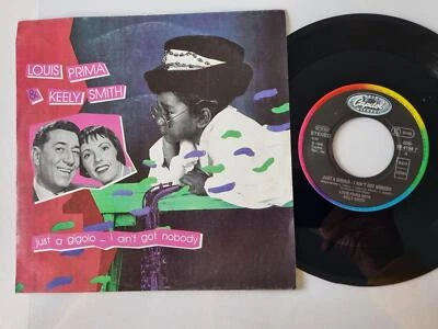Louis Prima & Keely Smith - Just a gigolo/ I ain't got nobody 7'' Vinyl Germany - Image 1 of 4