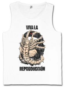 VIVA LA REPRODUCCIÓN HERREN TANK TOP Face Hugger Fun Alien Aliens Che Guevara - Picture 1 of 1