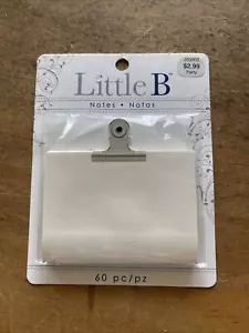 Little B Metal Clip Sticky Notes 60 Pieces - Picture 1 of 3