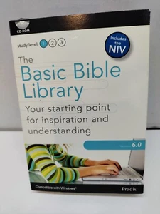 The Basic Bible Library - Study Level 1 Version 6.0 Windows CD ROM Small Box - Picture 1 of 11