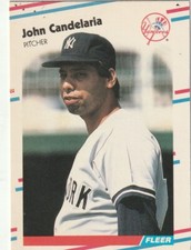 FREE SHIPPING-MINT-1988 Fleer Update John Candelaria #U-46 YANKEES +BONUS CARDS
