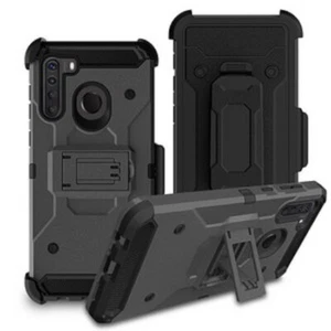 Funda híbrida de alta resistencia con clip para cinturón para Samsung Galaxy A21 soporte - Imagen 1 de 29