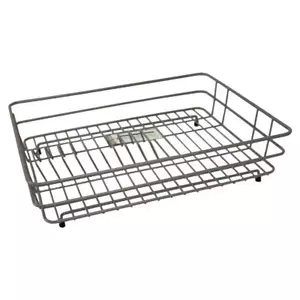 Escurridor de platos de cocina gris grande de diseño profundo Delfinware 4200GRY - Imagen 1 de 1