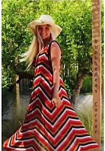 Zara langes Kleid CHEVRON STREIFEN italienisches Garn Strick QUASTEN Maxi M neu mit Etikett 3859/105 - Bild 1 von 24