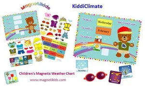Magnetikids Kiddi Climate- Childrens Magnetic Weather Chart - Picture 1 of 1