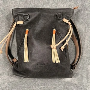 Sherpani TEMPEST Conversion Hybrid XL Backpack Tote Purse - Dark Grey / Tan - Picture 1 of 21