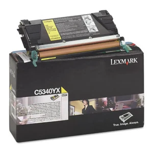 Cartuccia Lexmark C5340YX Giallo Extra Hi Yield Originale OeM Scatola Sigillata Spedizione Gratuita - Foto 1 di 1