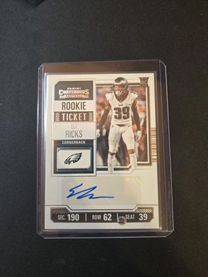2023 Panini Contenders - Rookie Ticket #233 Eli Ricks (AU, RC) - Image 1 of 2