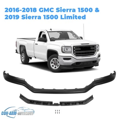 Front Upper Bumper Cover For GMC Sierra 1500 16-18 Sierra 1500 Limited 2019 - Imagem 1 de 4