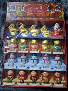 2) LINDT Holiday Teddy Milk Chocolate Candy 7.1oz oz X 2 BB 5.31.2025 Holiday - Picture 1 of 5