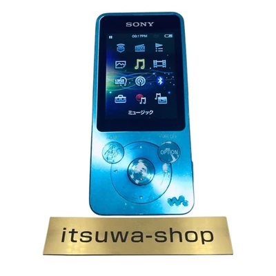 Reproductor de MP3 Sony Walkman NW-S14 azul Bluetooth usado con radio FM de J... - Imagen 1 de 4