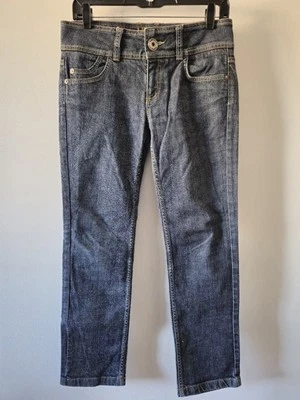 Jasper Conran Womens UK 10 W31"xL27" Jeans Blue Straight Leg embroidered 0365 - Image 1 of 4