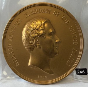 Bronze Millard Fillmore Presidential Medal 3" President - Picture 1 of 2