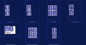 1995 SG Y1743 £1 Bluish Violet (2 Bands) FU-GU Imaged Choice of 7 Items kbal - Bild 1 von 15