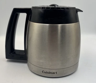 Jarra térmica de café de acero inoxidable Cuisinart Grind & Brew de 12 tazas DGB-900BC Foto 1 de 4