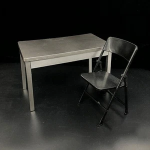 Maßstab 1/6 Tisch Stuhl Modell Zubehör für 12" Actionfigur Szene  - Bild 1 von 6