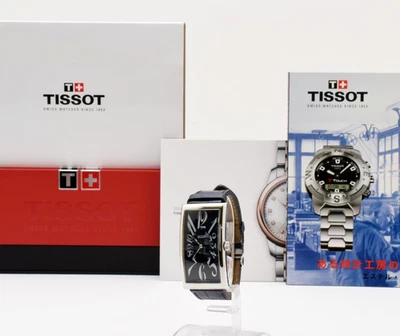 [N MINT /Box] Tissot Heritage T117509A Banana Blue Dial Men's Quartz Watch JAPAN - Image 1 of 4