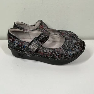 Alegria Paloma Digital Floral Leder Mary Jane Clogs Schuhe Größe EU 36 Medical - Bild 1 von 6