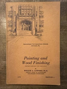 PAINTING & WOOD FINISHING Home Study 1930 International Correspondence School - Picture 1 of 11
