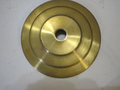 COUPELLE PLAFONNIER DE LUSTRE EN LAITON 8,5 cm - Photo 1/3