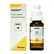 2 X Adel 28 Plevent Homeopathic Medicine - 20ml For High Cholesterol / Free Ship