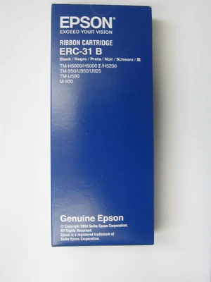 Ribbon Original Epson ERC-31B black Bizerba Alpha 4500 NCR-7162 - Image 1 of 4