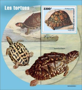 Turtles MNH Stamps 2022 Niger S/S - Picture 1 of 1