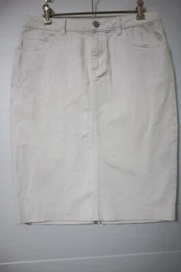 David Lawrence white denim skirt size 10 - Picture 1 of 3