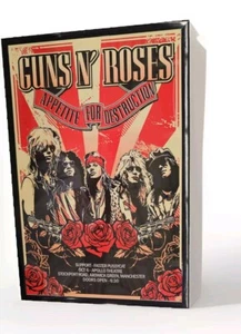 Guns N Roses Apollo Theater Manchester Konzert Poster 11 x 17 gerahmt - Bild 1 von 2