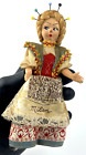 Antique Mariana Doll Hallmarked Made In Italy Collocations 52gr Multicolor Old