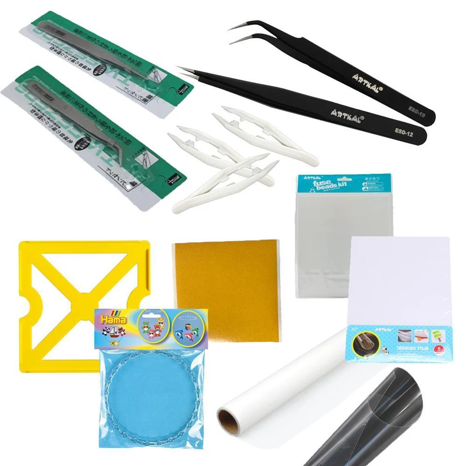 HAMA - ARTKAL Bügelperlen Zubehör, Pinzette, Motivrahmen, Mobile, Bügel- folie - - Bild 1 von 1