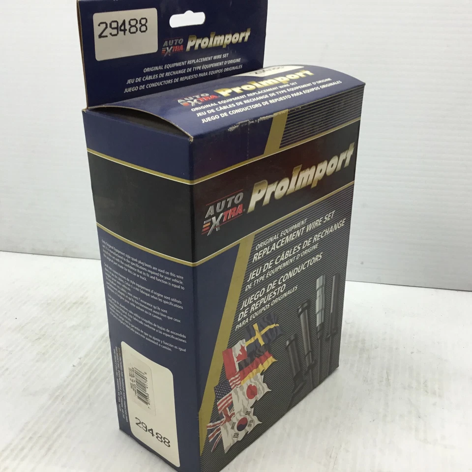 AUTO EXTRA PRO IMPORT SPARK PLUG WIRE SET 29488 - Image 1 of 1