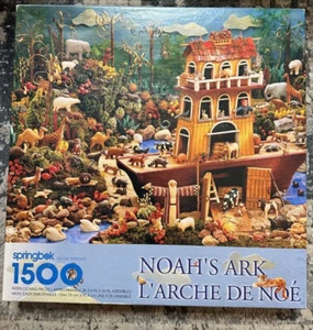 Noah's Ark - Hallmark - Springbok Jigsaw Puzzle 1500 Pieces NEW SEALED FREE SHIP - Picture 1 of 2