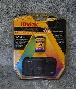 Kodak Advantix 3200AF 25mm Black Film Camera w/ Built In Flash New W/Film - Picture 1 of 2